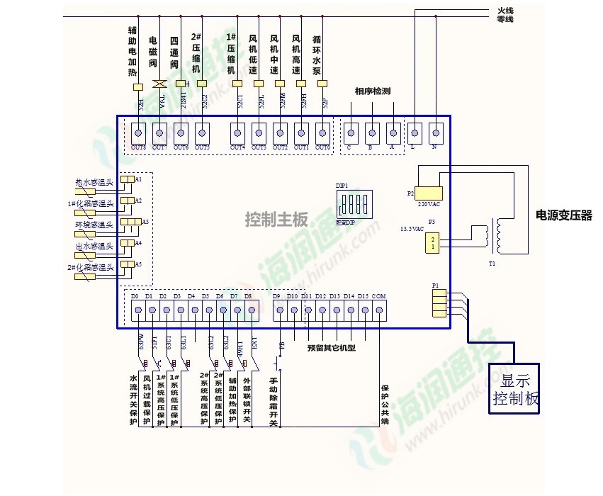 空气能热水机控制板维修,空气源热泵热水器控制器价格